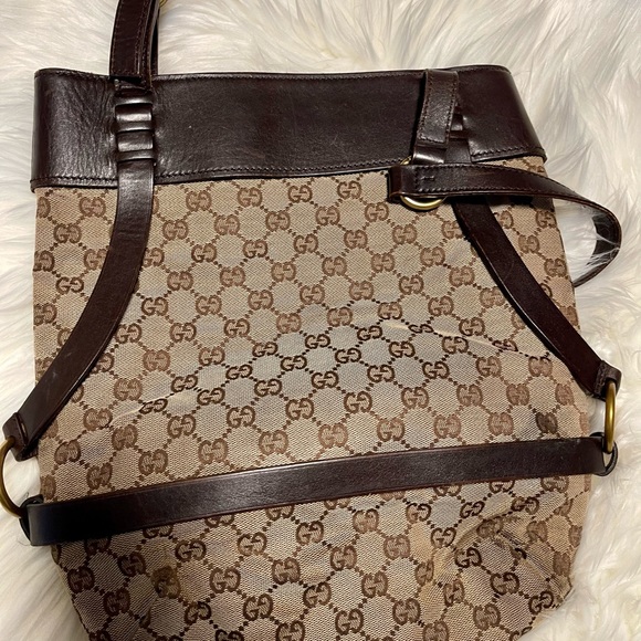 Gucci Brown GG Canvas Shoulder Bag - Picture 4 of 10